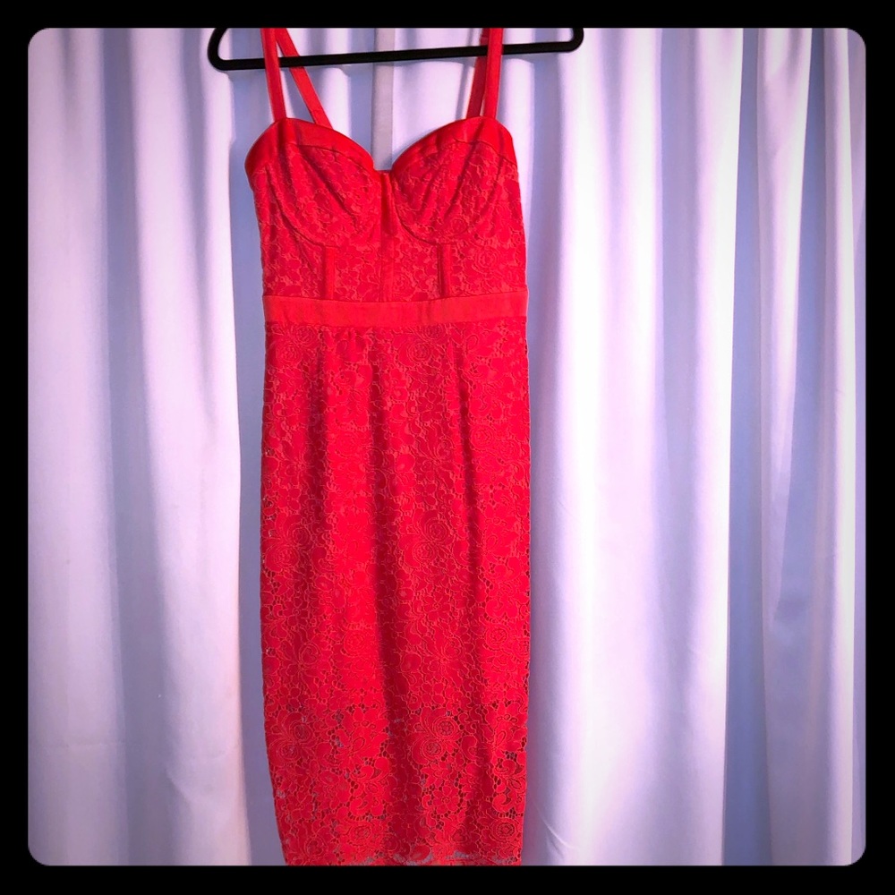 Lace sheath dress